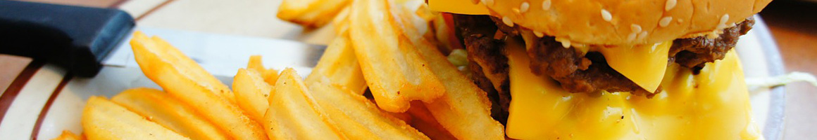 Eating Burger Pub Food at Red Balloon Saloon restaurant in Southfield, MI.